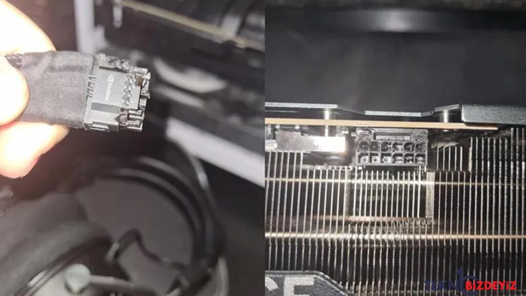 GeForce RTX 4090 güç bağlantısı eridi